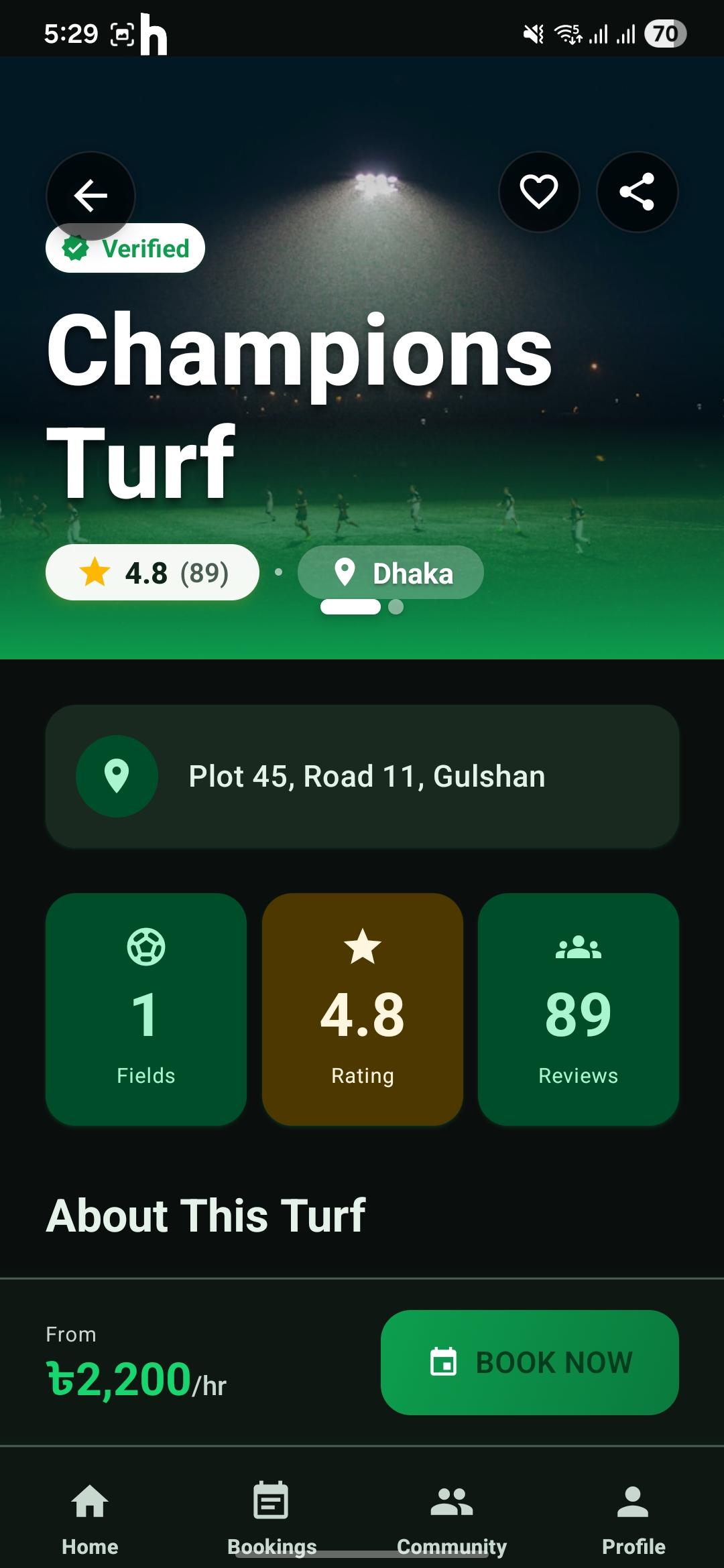 Turf Details